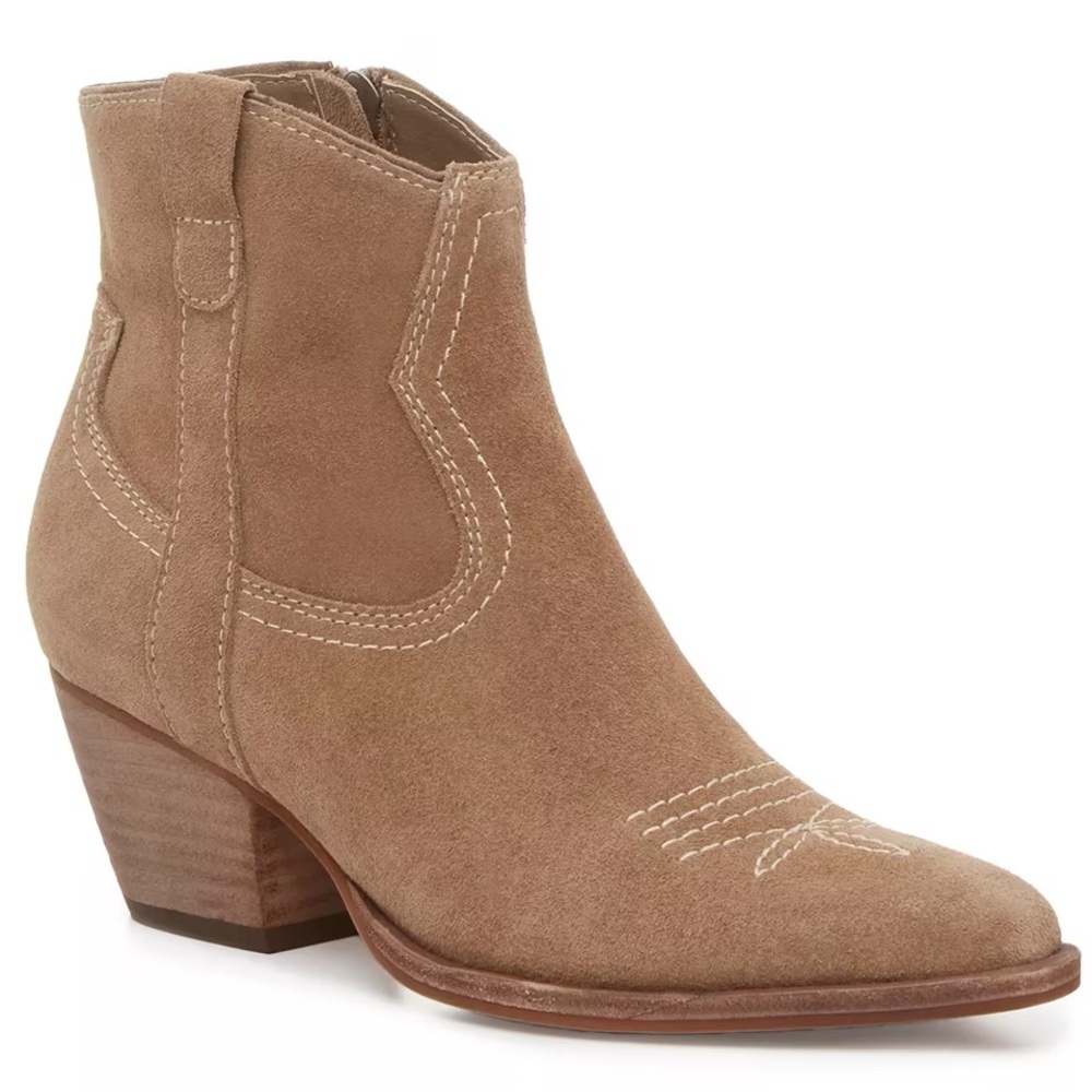 NEW Dolce Vita  Suede western Ankle Booties. Never been worn.